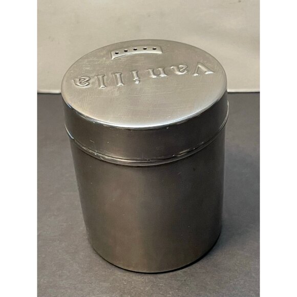 Vanilla 6 oz stainless steel shaker Table Craft kitchen table spices 1997 - Picture 3 of 6